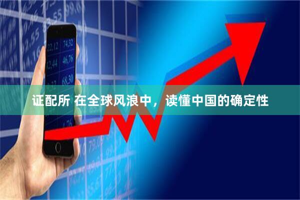 证配所 在全球风浪中，读懂中国的确定性